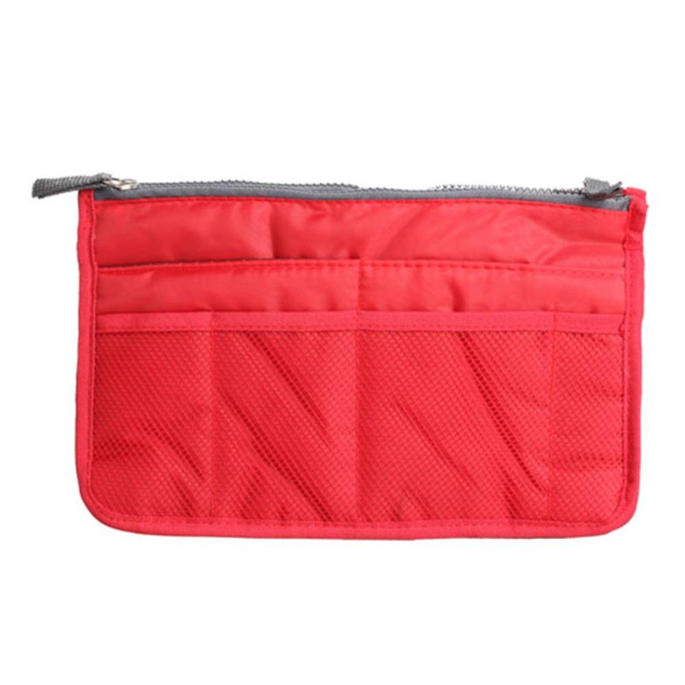 Newly Insert Liner Women's Bag Storage Bag Zip lock Bag Makeup Pouch Travel Cosmetic Handbag