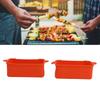2Pcs Silicone Grease Cup Liners Reusable Drip Pan Liners Silicone Rear Grease Catcher for Griddle