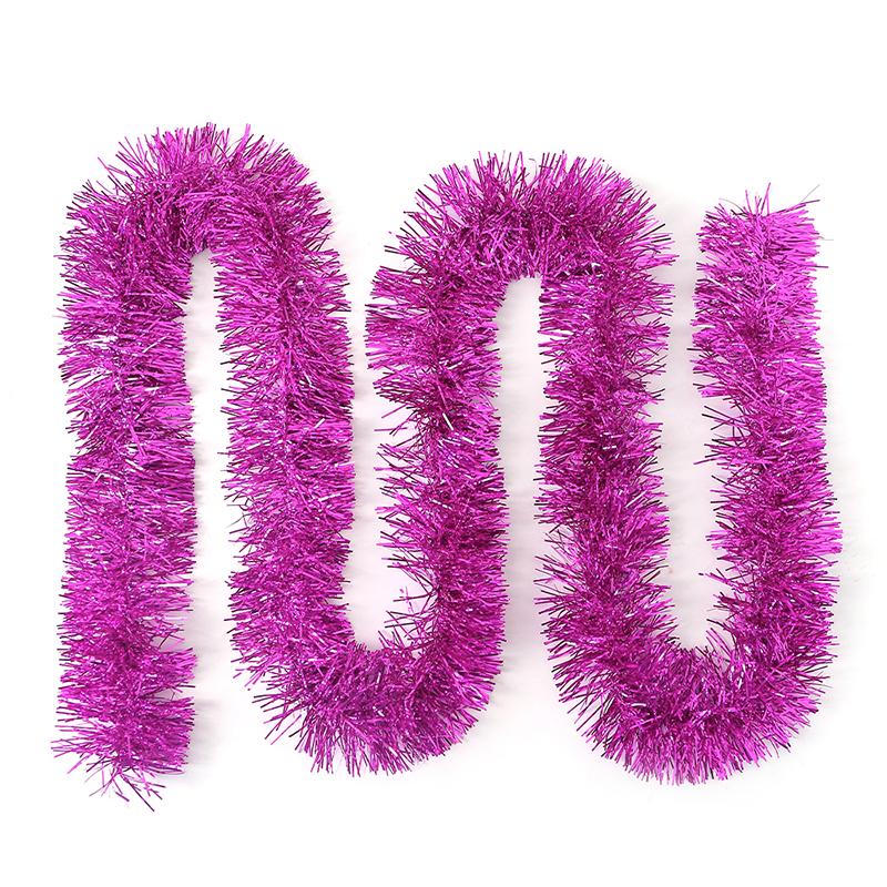 

2М Рождественское украшение Сверкающая металлическая лента для гавайского цветочного венка Домашний декор для комнаты Уличное украшение для сада Вечеринка Свадебный декор 1Pcs розы красного