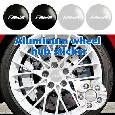 Auto Radnabe Aufkleber Radnabendeckel Abzeichen Dekoration Aufkleber Für Karoq Fabia Kamiq MK3 Octavia 2 3 Rapid Kodiaq