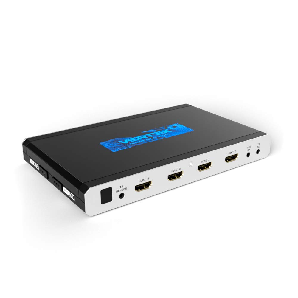 HDFury Vertex2 4K Compatible 4 Input 2 Output Matrix HDMI with Audio HDCP EDID 4K Vertex2 18Gbps Switcher/Distributor/Scaler Separation, Conversion,