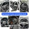 Car Carbon Fiber Suede Car Steering Wheel Cover For Seat Cupra FR IBIZA Leon Ateca Tarraco Arona EXEO Toldeo Mii Arosa Alhambra