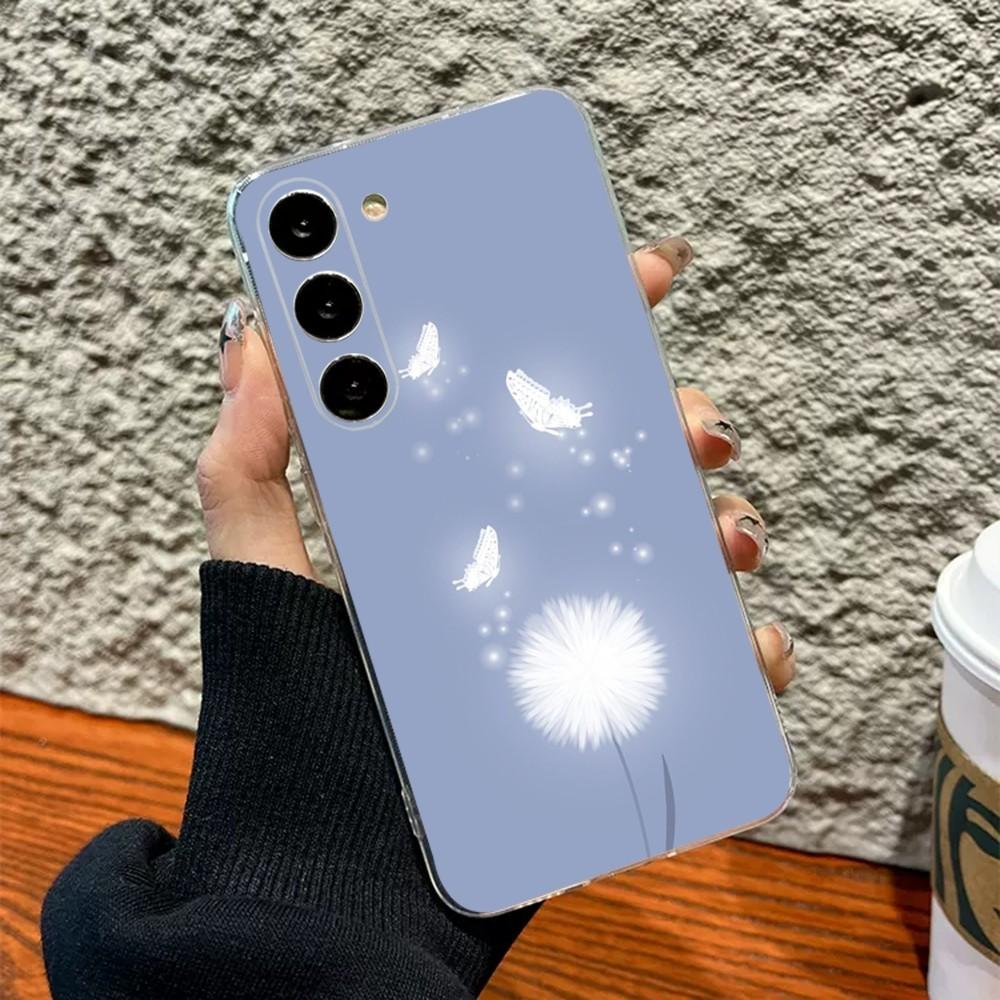

Dandelion Flowers Phone Case Silicone Case For Samsung S30,S23,S21,S22,S20 Ultra,S20 FE lite,S10,S9,S8 PIus Cover Clear SamsungS10lite2019