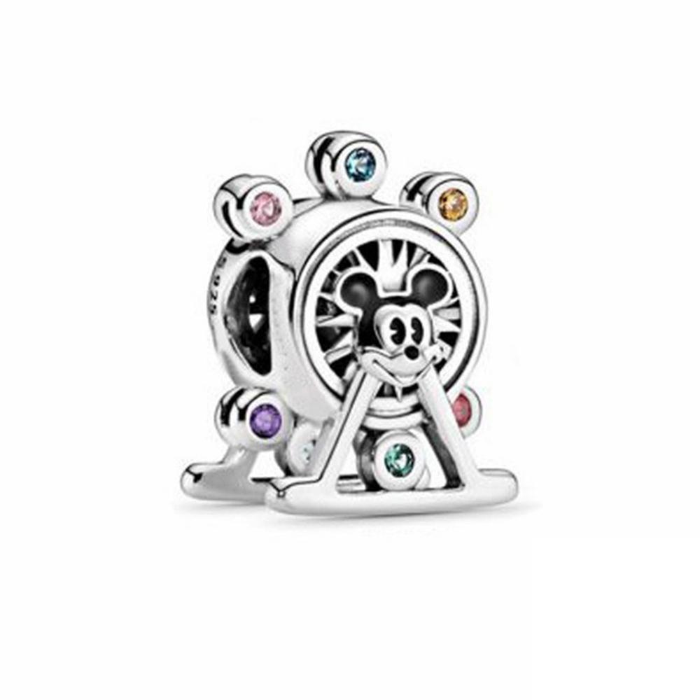 Newcopper   Mickey Mom Minnie Clip Stitch Charms Bead Fit Original Bracelets Charm Diy Women Jewelry