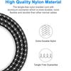 6.35 Electric Guitar Cable Straight To Right Angle Noiseless Audio Cable for Bass Guitar