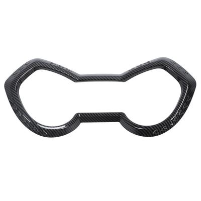 Motorrad Tacho Rahmenabdeckung Carbonfaser Stil Staubdicht Kratzfest Code Tabelle Rahmen Instrument Dekoration für