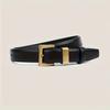 Fashion Women's High Quality Golden Buckle PU Leather Casual Belt Best Matching Dress Jeans Belts Women Accessory Designer Belt