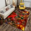 Action-Packed Robots and Monsters Battle Rug Non-slip rug suitable for living room and bedroom sofas