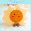 Cuter Sun Rainbow Cloud Plush Pillow With Short Pile Plush For Childrens Room