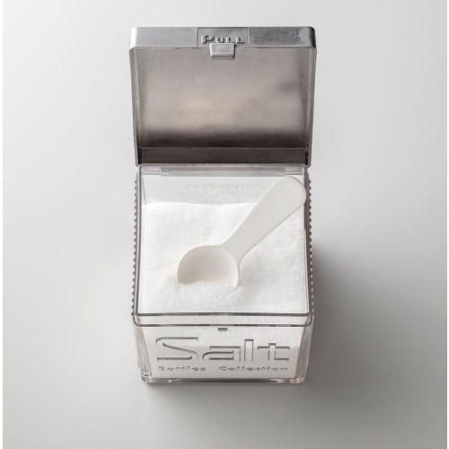 Anesty Moisture-Absorbing Measuring Spoon, 5ml, 8.8cm W X 3.3cm D X 1.8cm H, Karari Porous Ceramic, 1 Teaspoon, Absorbs Moisture, HO2160, White