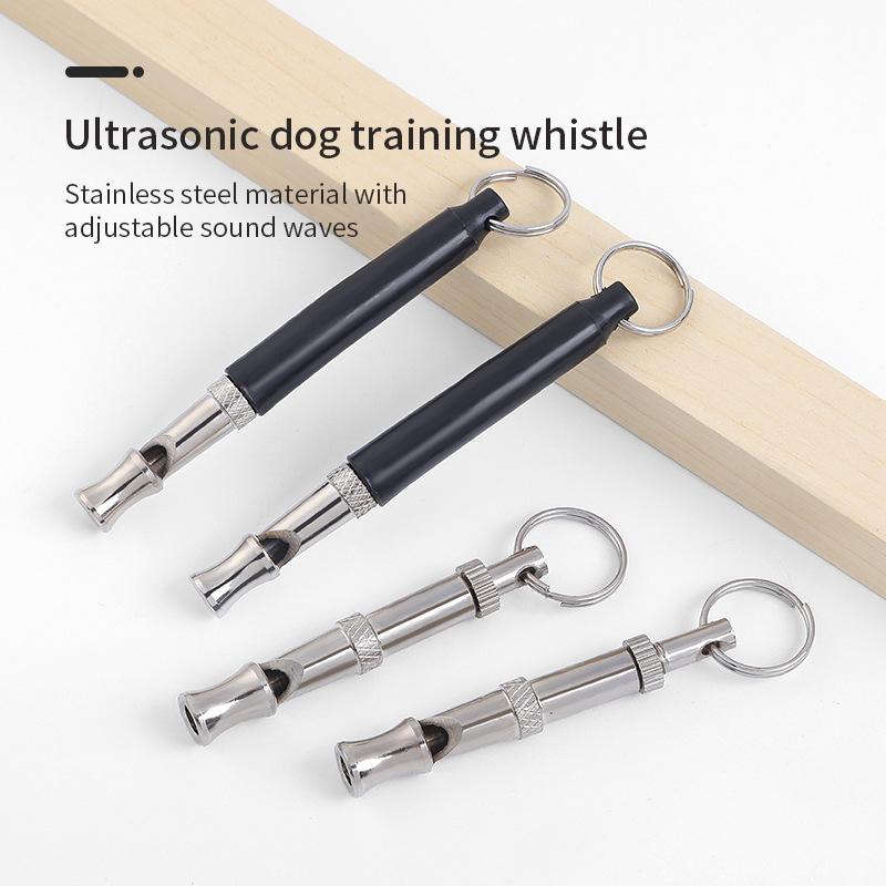 Dog Whistle To Stop Barking Device Dog Copper Silent Ultrasonic Training Flute Stop Barking for Pet Supplies Sound Trainer Tool
