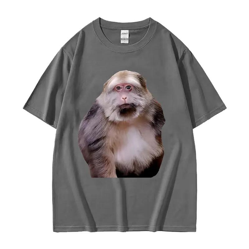 Funny Xing Xing Monkey Meme Graphic T Shirt Men  Women High Quality Cotton Tee Shirt Retro Fashion Short Sleeves Plus Size Loose