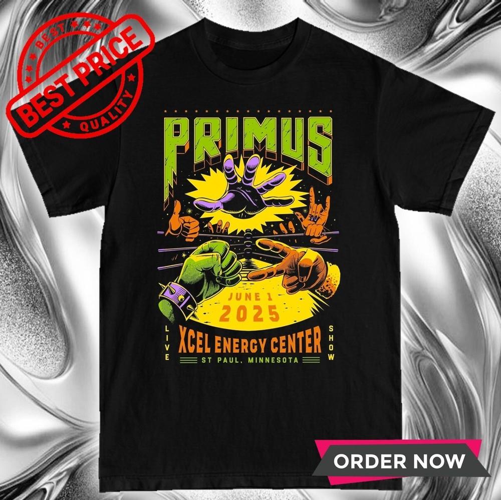 Primus Xcel Energy Center St. Paul MN June 1st 2025 T-Shirt Unisex T-Shirt XL