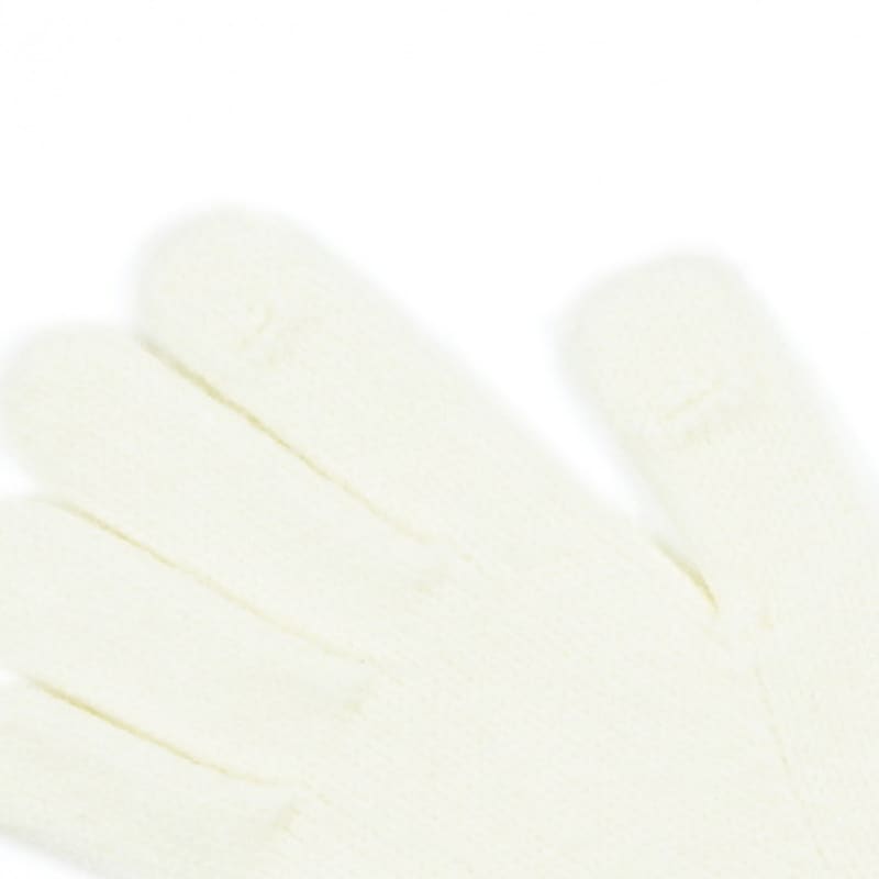 NICK&NICOLE NICOLE RIBBED KNIT GLOVES_IVORY
