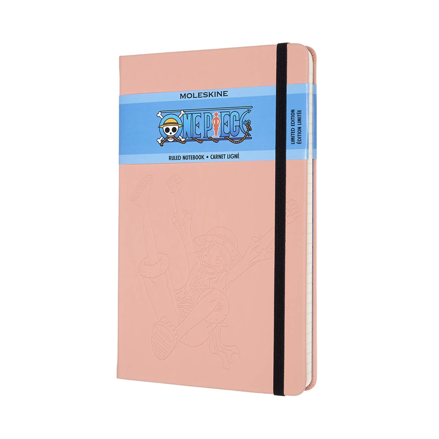 

Moleskine Блокнот One Piece Лимитированная серия Блокнот Луффи Твердая обложка Большой формат Горизонтальная разметка LEOPQP060A