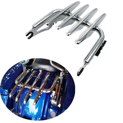 Porte-bagages chromé Stealth pour Harley Touring Road King Street Glide 09-24