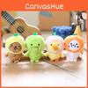 Adorable Fruit Duck Keychain Plush Toy Cute Bag Charm Soft Stuffed Animal