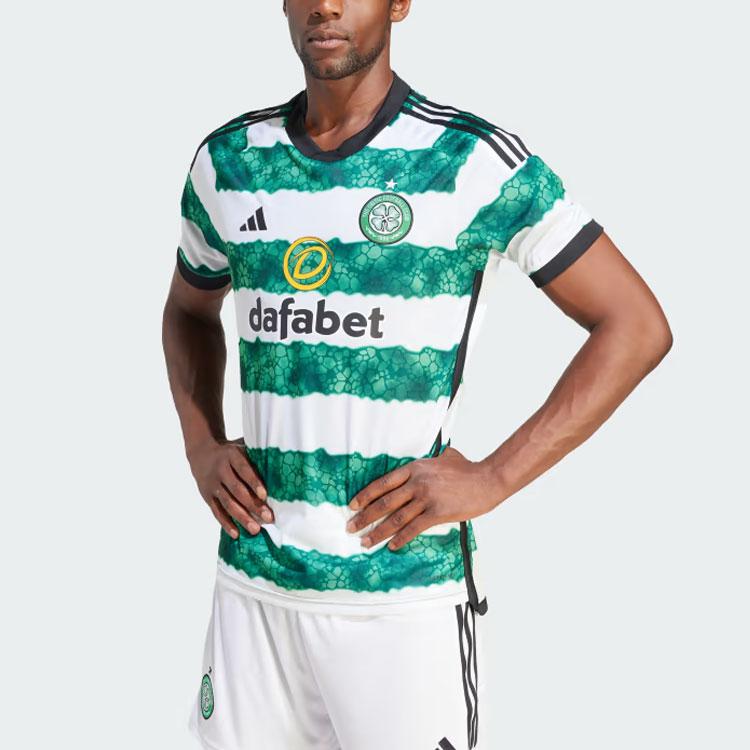 Adidas Celtic FC 23/24 Home Jersey White/Team Green Men Streetwear HY3343