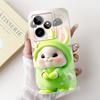 For Realme GT 7 7T Case New Fashion Cartoon Luxury Girly Painting Funda For Realme GT7 RMX5061 Back Cover Matte Liquid Silicone