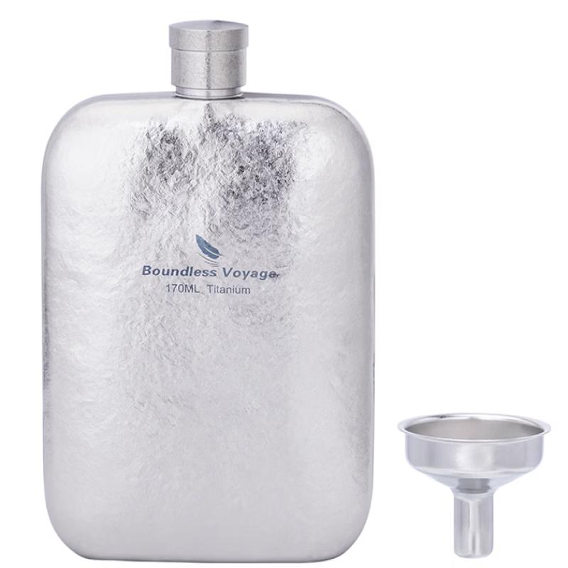 

Shangqi Ultralight Titanium Pocket Flask