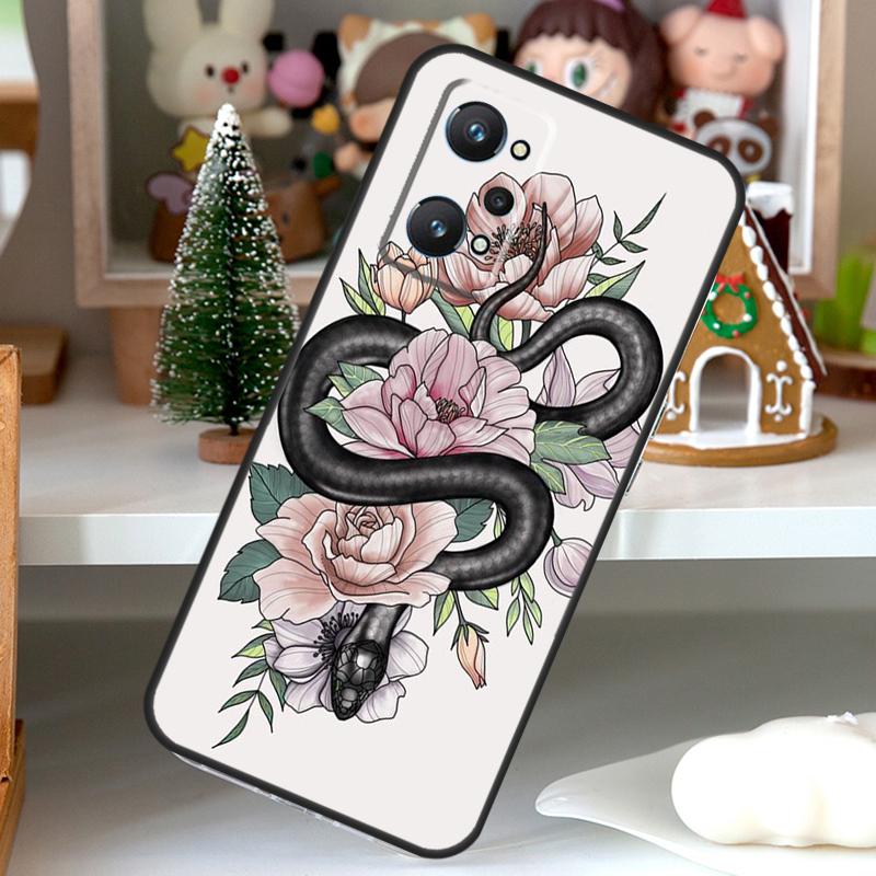 The Snake and Fern For OPPO Realme C55 C35 C33 C31 C30 C25 C21Y C11 GT Neo 5 3T 2T Realme 10 9 11 Pro Plus Case