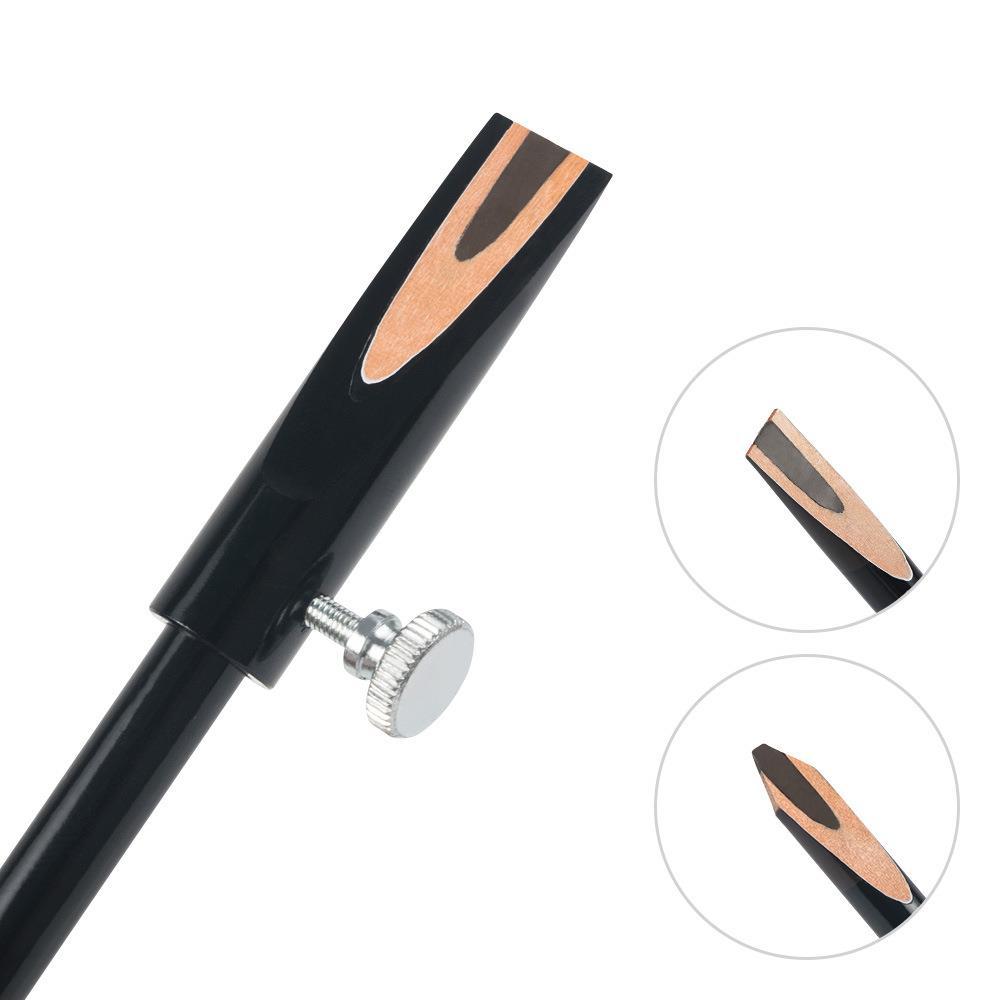 Microblading Eyebrow Pen Sharpening Makeup Tool, Pencil Sharpener - Dual-Sided U-Shaped, Manual Operation, for Beginners & Pros.