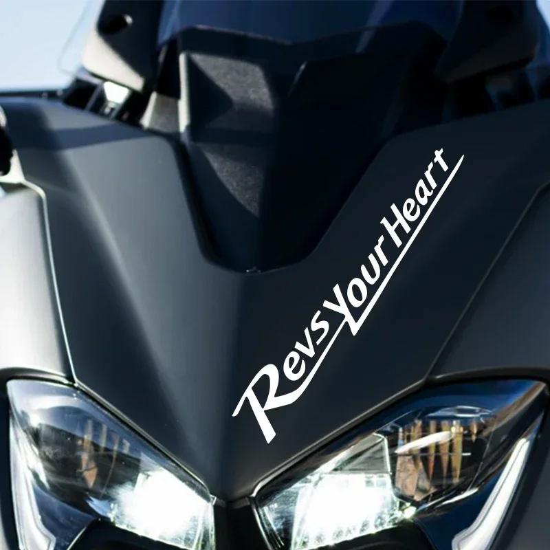 Geeignet für YAMAHA NMAX155 Motorrad Scheinwerfer Modifikationsaufkleber - wasserdichte und reflektierende Dekorationsaufkleber