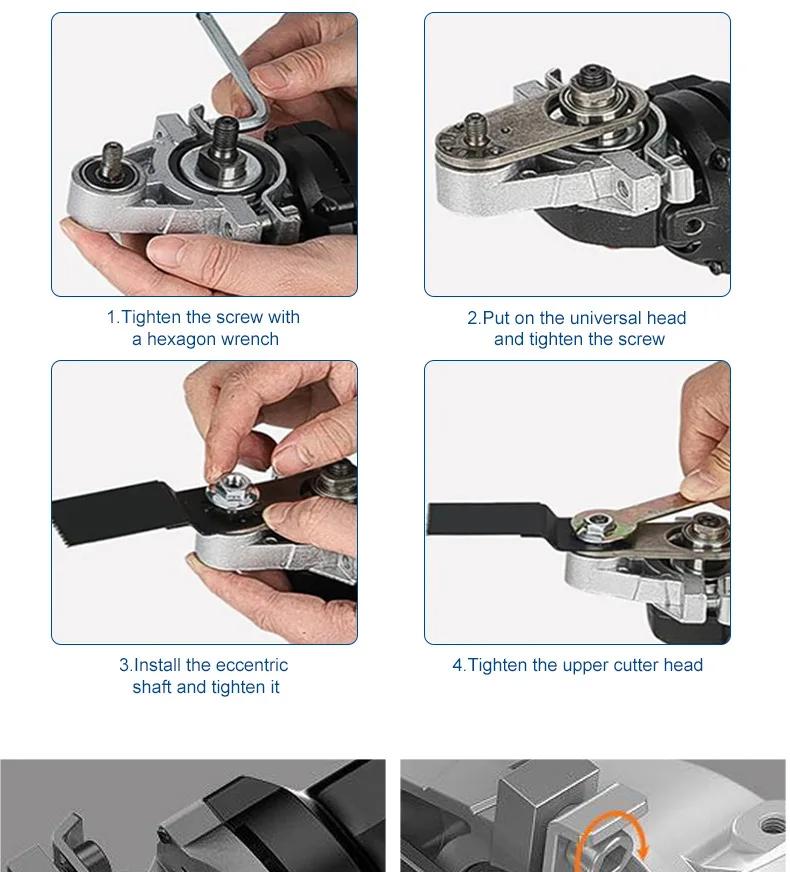 14pcs Tool Saw Blade High Carbon Steel High Quality Universal Multifunctional Finisher Accessories 34mm Oscillating Saw Blade