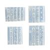 Silicone Nail Art Molds Unique Embossed Nail Accessories Molds Jewelry Supplies Nail Embossing Tool for Women Girls