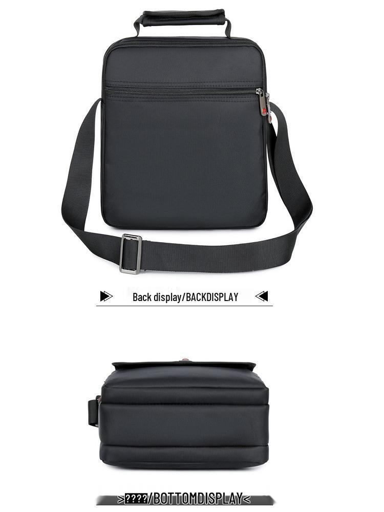 Swiss Army Knife Men's Oxford Shoulder Bag: Vertical Crossbody & Handbag for Business Commute