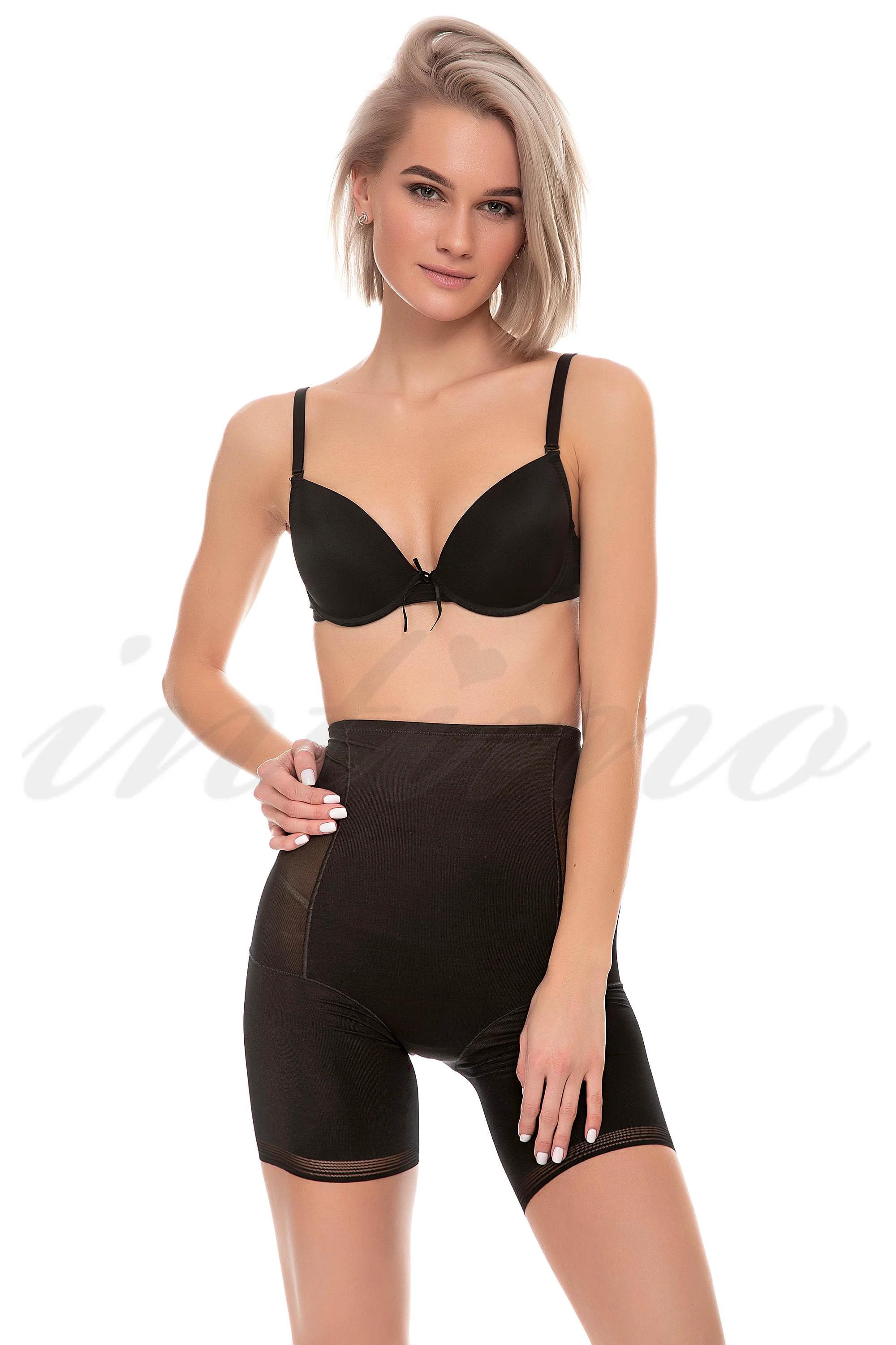 

Коригувальні трусики-шортики Ysabel Mora (44296) 50(2XL) прозорий колір чорний