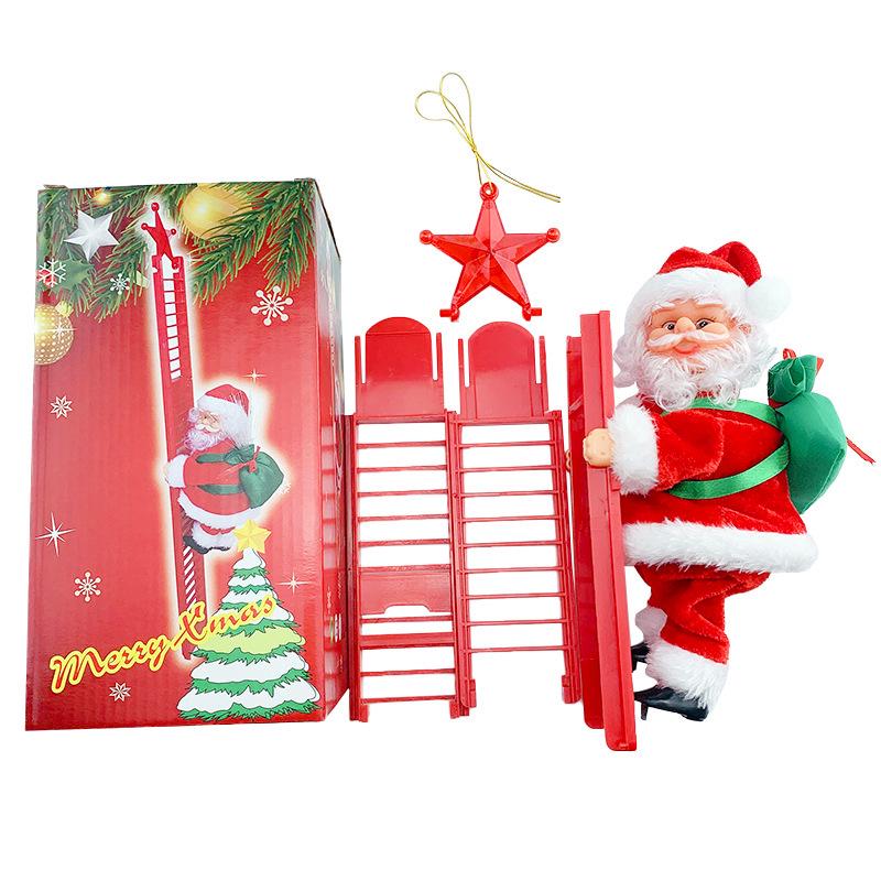 Electric Santa Claus Toy with Climbing Beads - Perfect Chimney Climber Christmas Gift