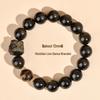 Obsidian Lion Dance Single-Loop Bracelet: Trendy Unisex Bestseller