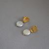Elegant Freshwater Pearl Baroque Stud Earrings with 925 Silver Needle