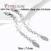 18K Gold Plated Extension Extender Tail Chains with Lobster Clasps For Jewelry Making,Connectors For Bracelets Accessories DIY