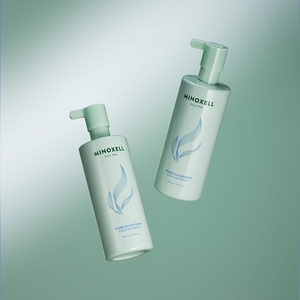Pore Cleansing Scalp Hair Loss Shampoo 480ml 2 bottles