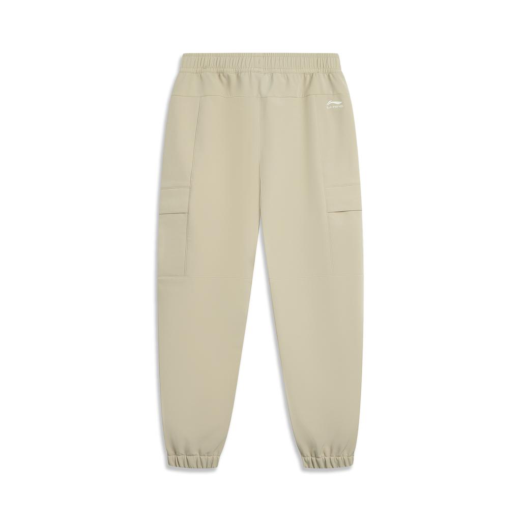Li Ning Sports Trendy Collection Fleece Lined Thermal Fashion Versatile Windproof Water Repellent Casual Pants Men's AYKV775-1