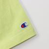 Champion Short Sleeve Crew Cotton USA Rubber Lime Kids' T-Shirt, Neck, 100% LooseFit, Print, Girls' Casual, Mist, CK-B319