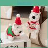 Cute West Highland Terrier Plush Dog Keychain Lifelike Small Dog Toy Soft And Cuddly