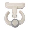 Baby Shower Stand Wall Mount Adjustable Anti Slip Foldable Baby Standing Support for Bathing Gray White