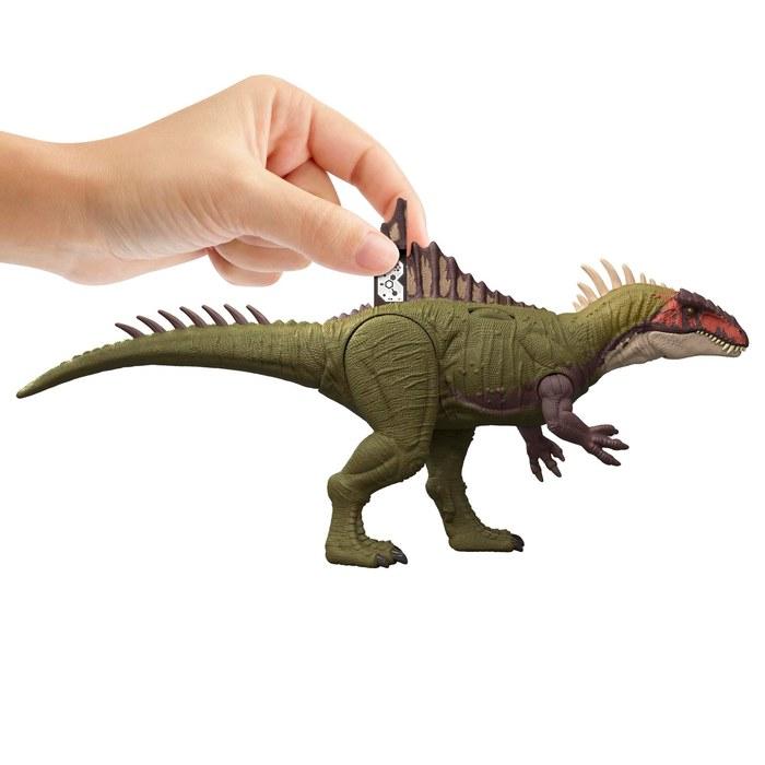 Mattel Jurassic World Battle Action! Roaring Becaespinax Figure - Green - 43.4cm - Ages 4+ - HXF52