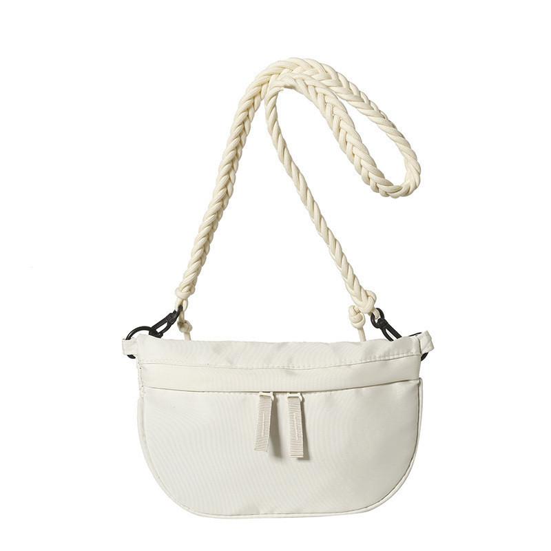 

Stylish Commuter Single Shoulder Bag With Large Capacity Suitable For Daily Matching белый