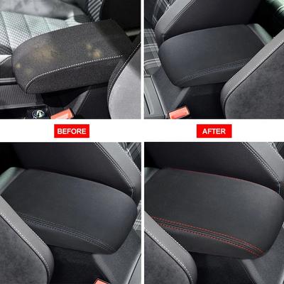 PU Leather Car Armrest Cover For VW Volkswagen Golf 7 MK7 2012-2019 Center Console Lid Armrest Box Protective Case
