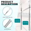 2 PCS Wire Pulling Grip Mesh Cable Pulls Metal Cable Puller Socks Wire Pulling Tools Wire Grip Flexible Snap