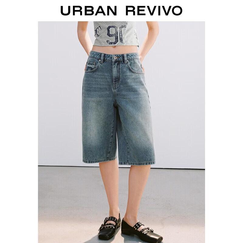 UR Women s Classic Washed Denim Shorts 27 синий