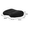 Aqua Dream Lumbar Pillow, Black, 31 x 45 x 9 cm, Low-Rebound, AQ-HB021