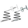 Drain Sewer Dredge Spiral Drain Clog Remover 1.6m Spring Pipe Dredging Tool with Grapnel for Kitchen