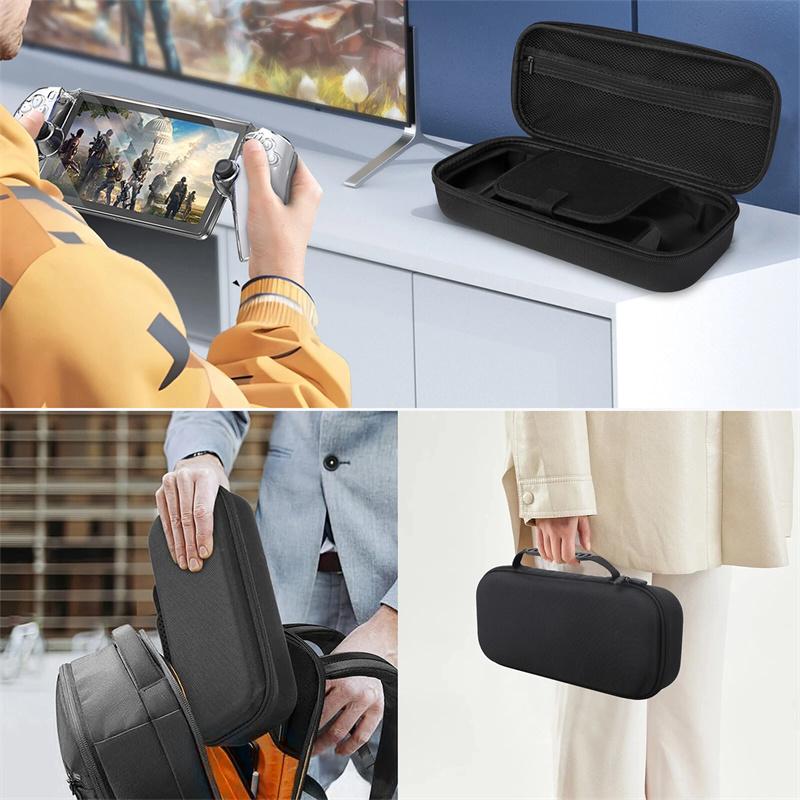 3-in-1 Accessoireset Compatibel met Playstation Portal, Eva Draagtas voor Ps5 Portal, Zachte Siliconen Beschermhoes