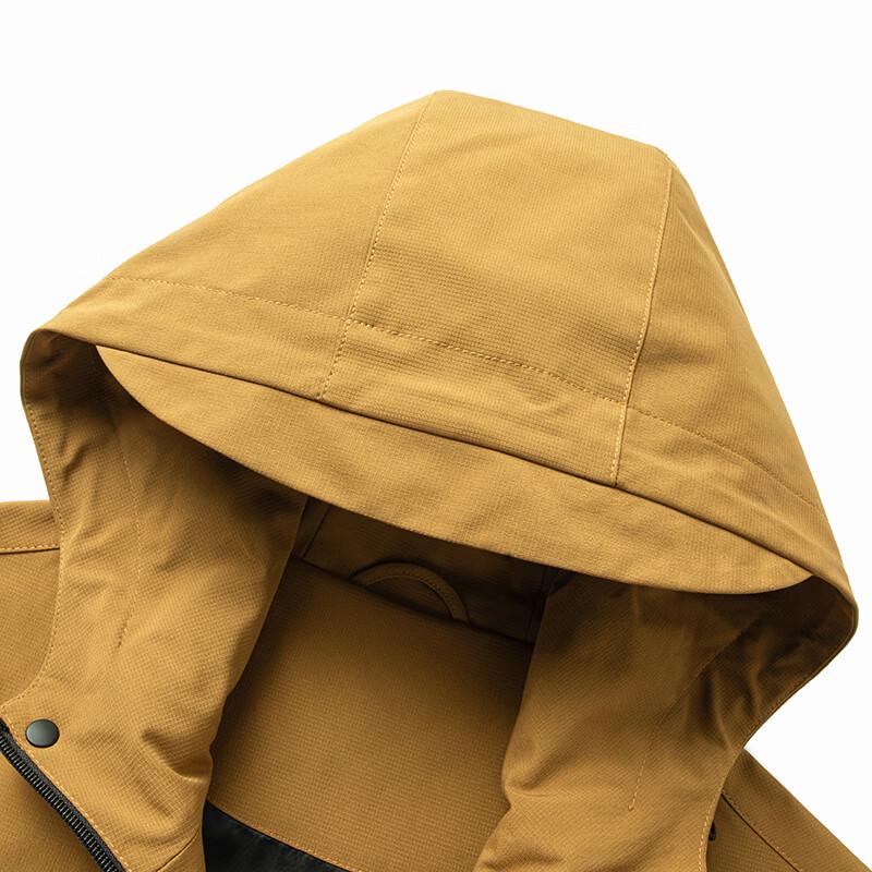 JOW Men's Hooded Triple-Proof Outdoor Jacket