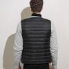 White Duck Down Light and Thin Down Jacket Men's Large Size Down Liner V-neck Men's Lightweight Round Neck Vest
